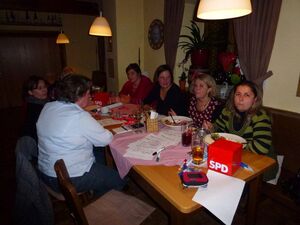 Gute Arbeitsatmosphäre bei den SPD-Frauen, in der viele Ideen entstanden und gesammelt wurden