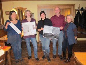 Anke Veit, Karin Prätori (Referentin), Kirsten Reiter, Robert Mehrl, Anita Singer